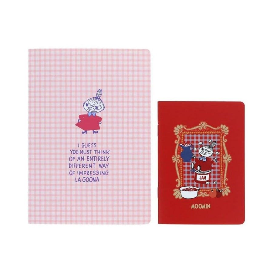 Moomin Tea Party Notebook Set B6/B7 - Red - Sun-Star