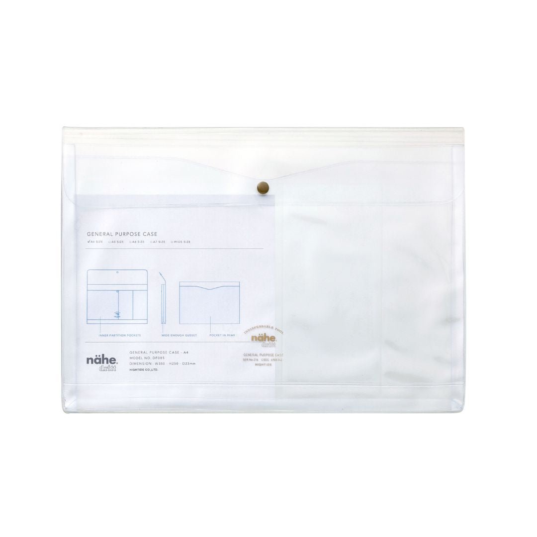 Nähe General Purpose Case A4 - Clear - Nähe