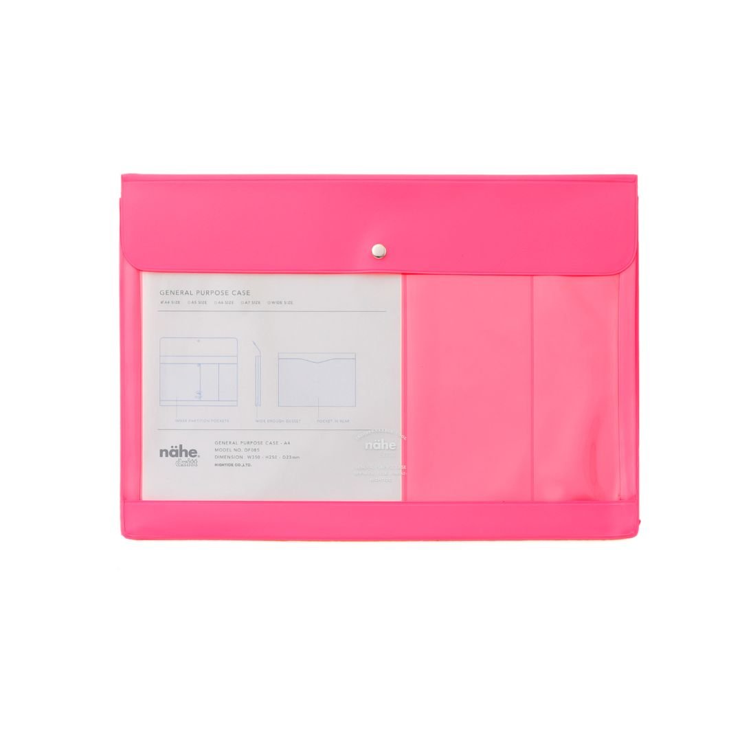 Nähe General Purpose Case A4 - Neon Pink - Nähe