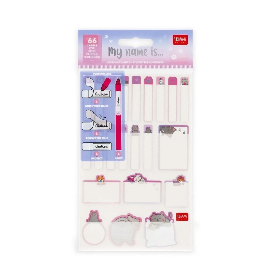 Name Labels - Legami - Kitty - Legami