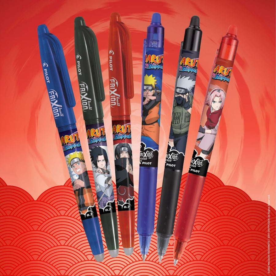 Naruto FriXion Ball 0.7mm Erasable Pens-Pens-Pilot-Itachi Red