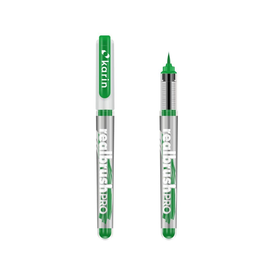 Neon Realbrush Pro - Karin Brush Tip Pens-Pens-Karin-Neon Green