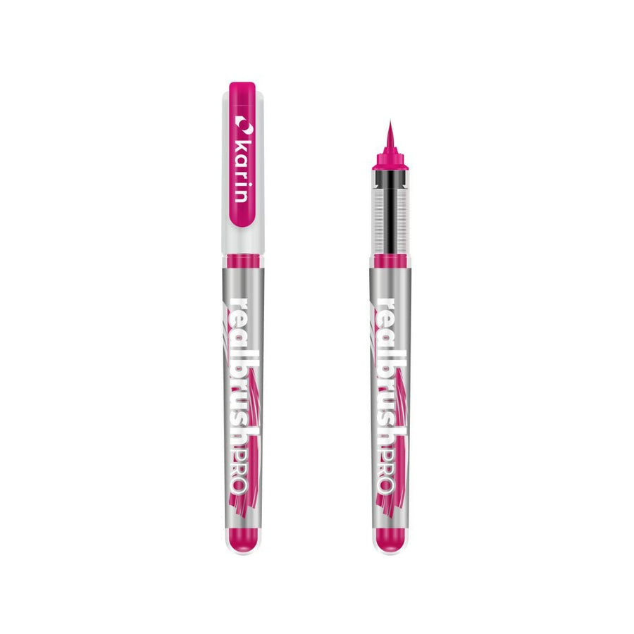 Neon Realbrush Pro - Karin Brush Tip Pens-Pens-Karin-Neon Red Lilac