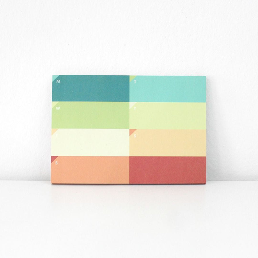 Mini Weekly Desk Pad - Paperways Palette-Notepads-Paperways-Nighthawks