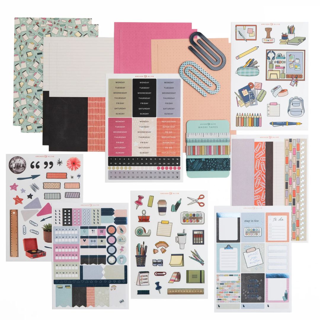Note to Self Journal Kit August 2026 - Archer & Olive - Archer & Olive