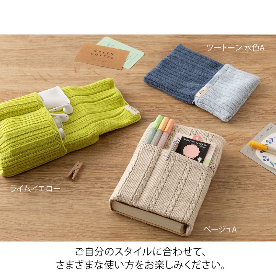 Notebook's Haramaki A6 - B6 Book Band Midori - Baby Pink - Midori