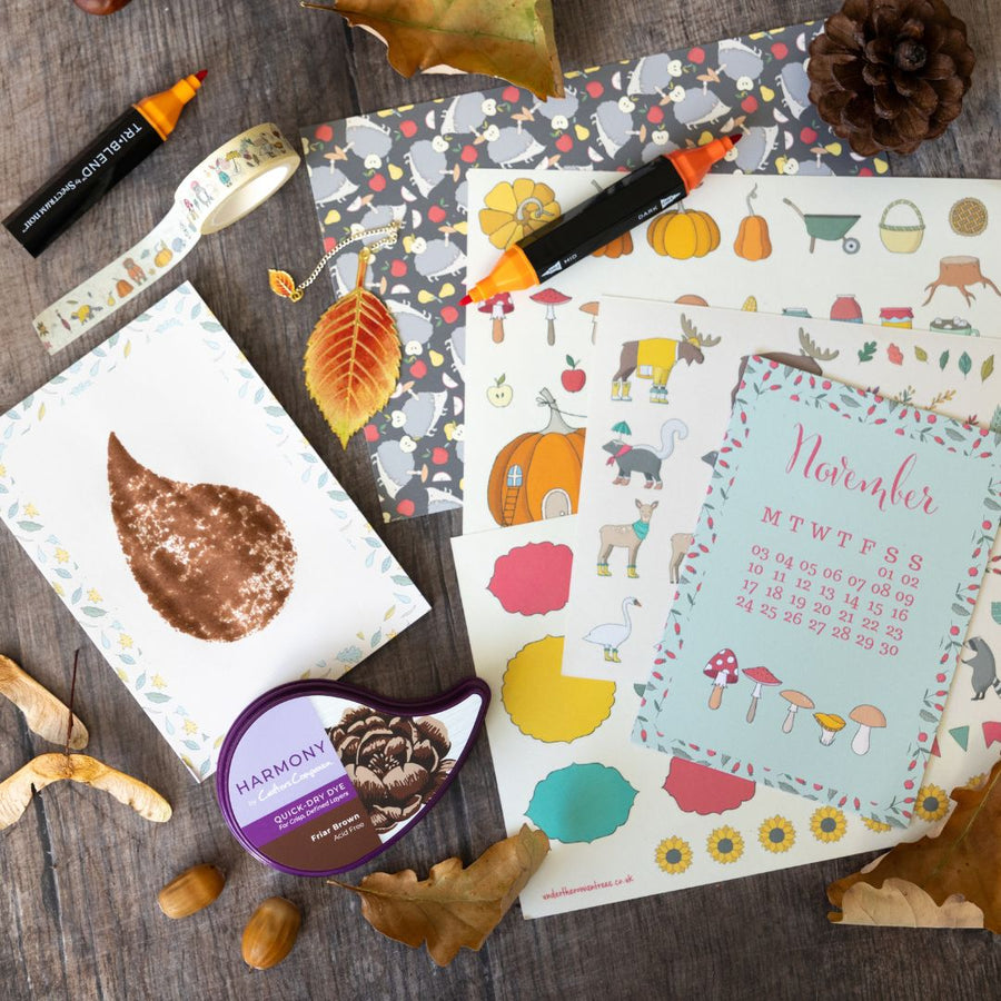 Oh Autumn! Stationery Rowan Berry Box - Under the Rowan Trees