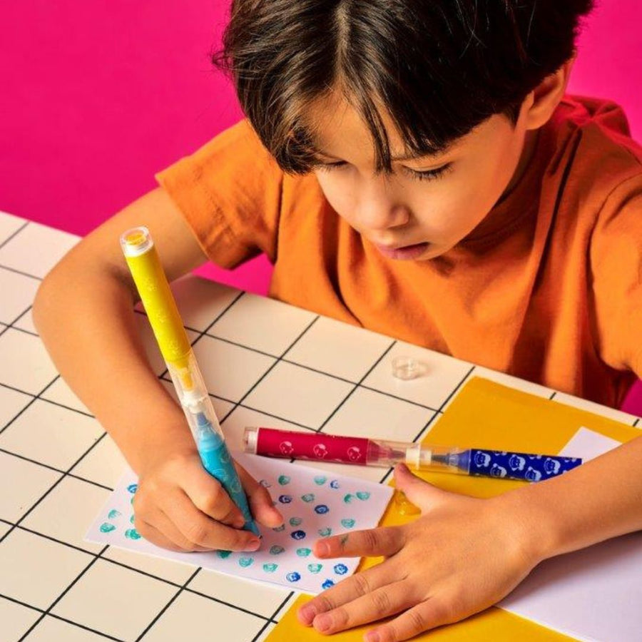 Ooly x Peanuts: Double - Ended Brush & Stamp Markers - Ooly