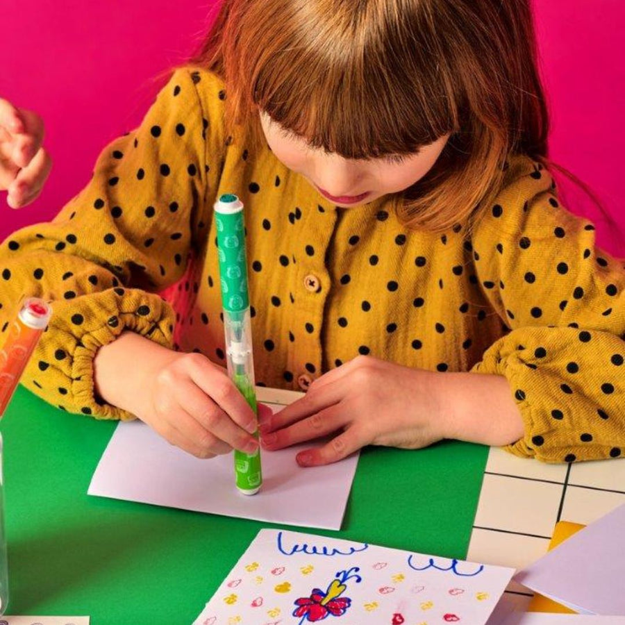 Ooly x Peanuts: Double - Ended Brush & Stamp Markers - Ooly