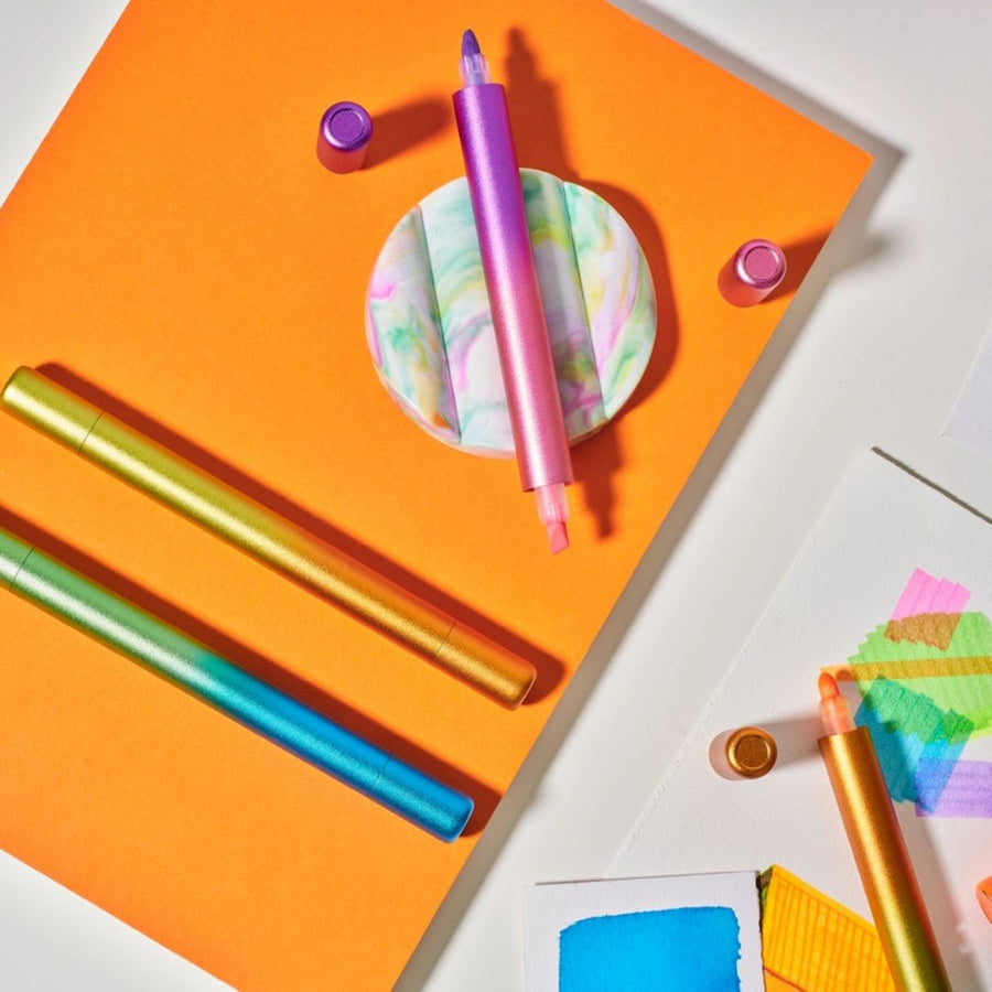 Ori - Refillable Highlighter Pens - Set of 3 - Tom's Studio