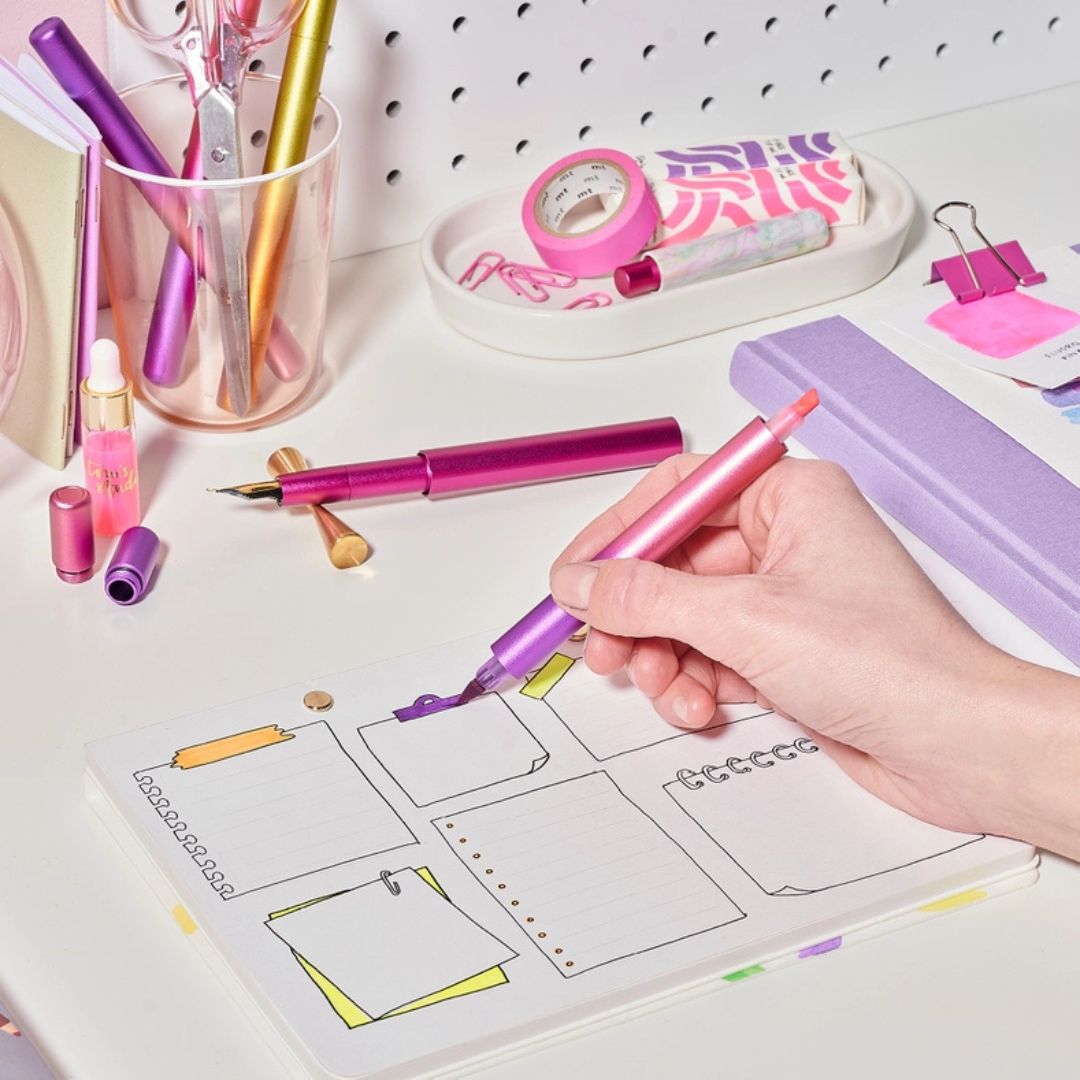 Ori - Refillable Highlighter Pens - Set of 3 - Tom's Studio