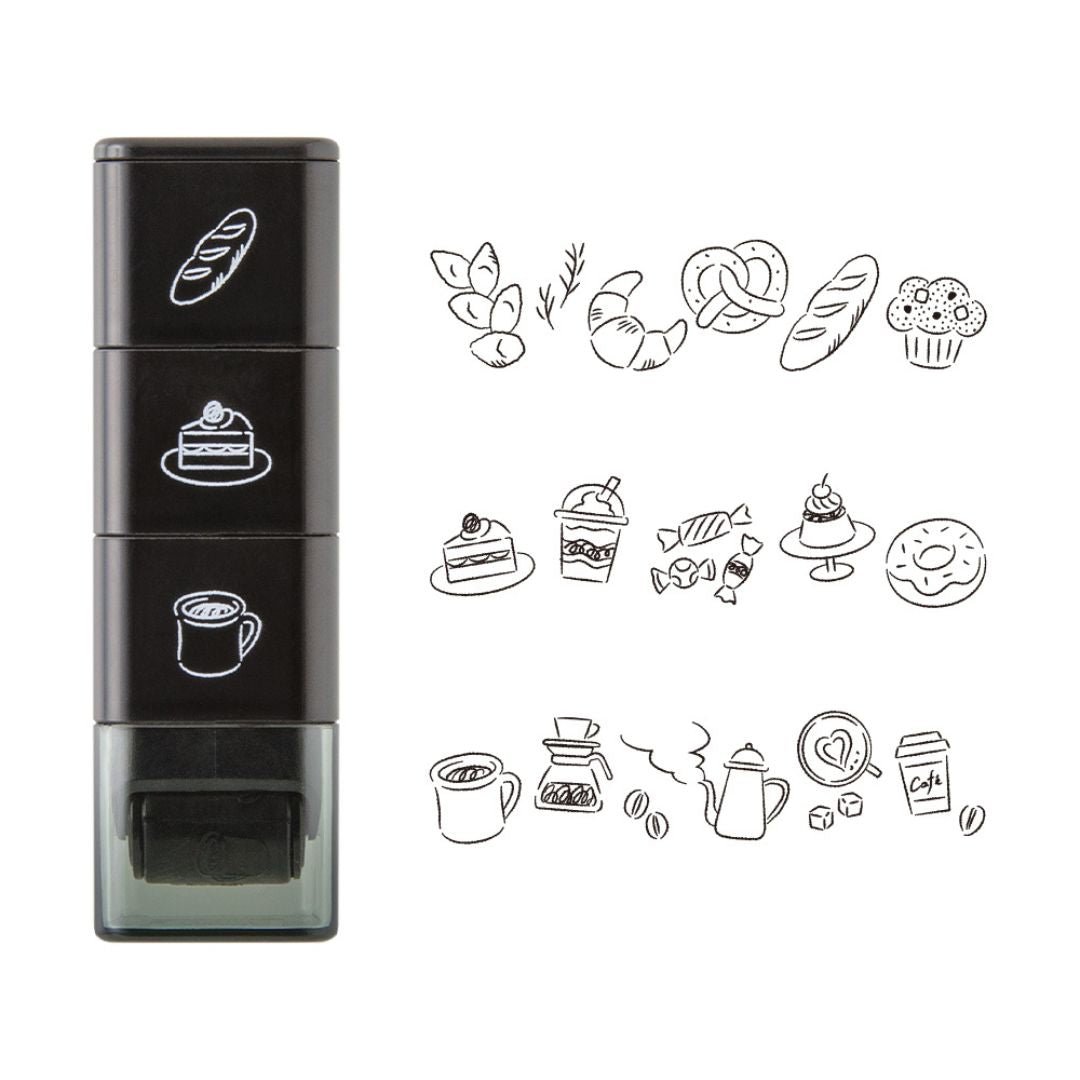 Paintable Stamp Roller - Cafe