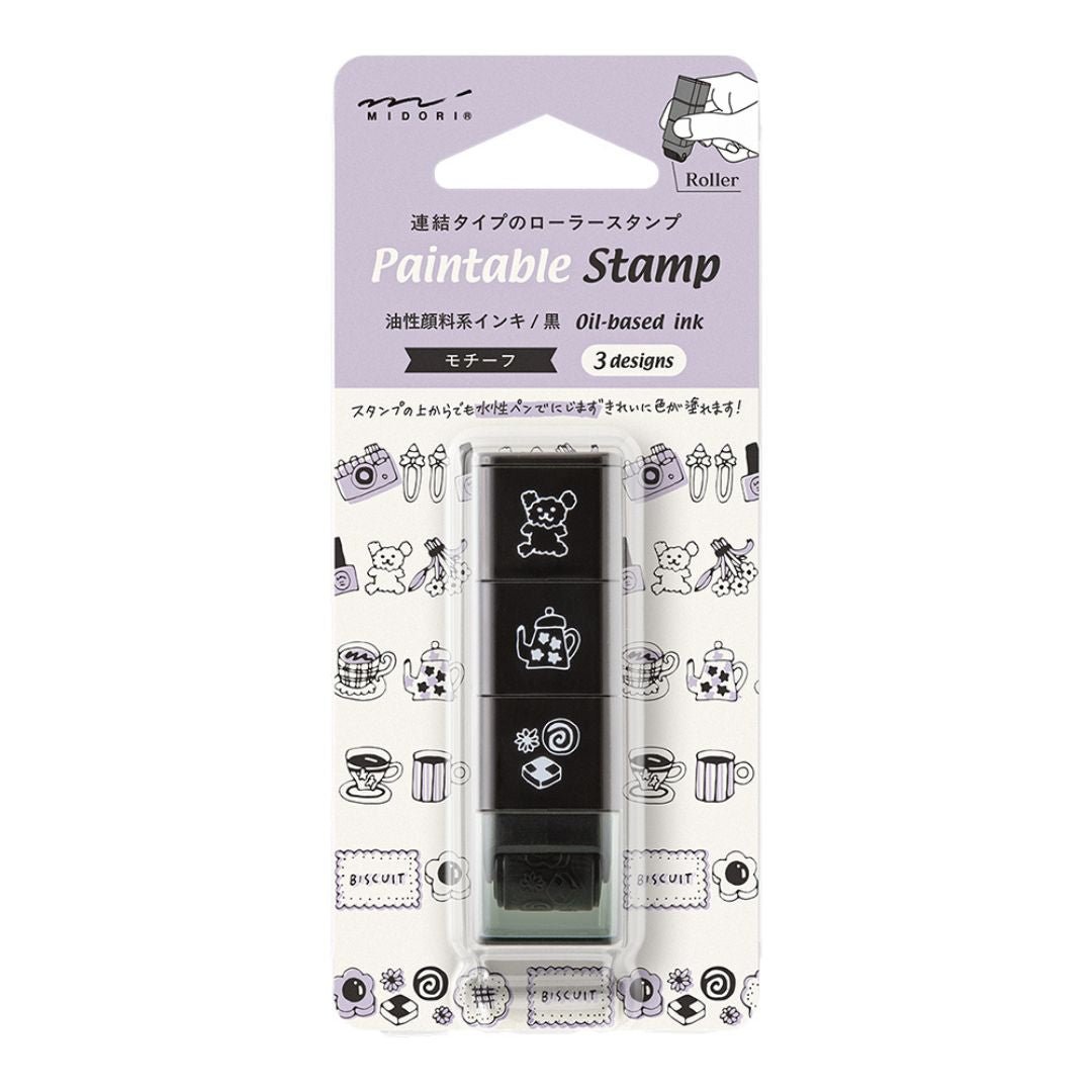 Paintable Stamp Roller - Motif