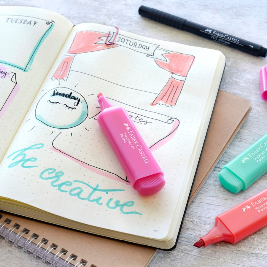 Pastel Textliner Set of 4 Faber-Castell-Pens-Faber-Castell-