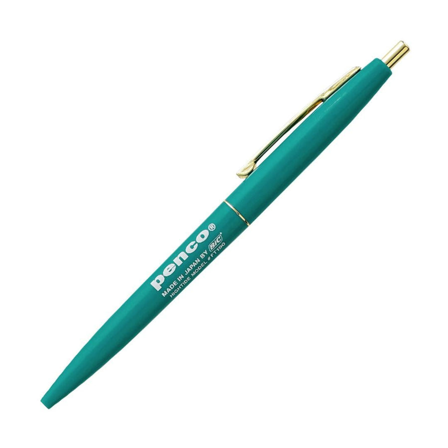 Penco Knock Ballpoint Pen - Turquoise Blue - Penco