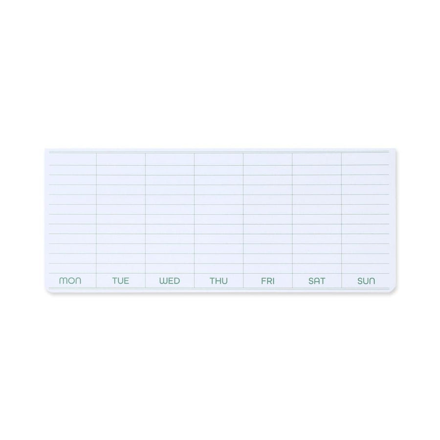 Penco Sticky Memo Pad Weekly - White - Penco