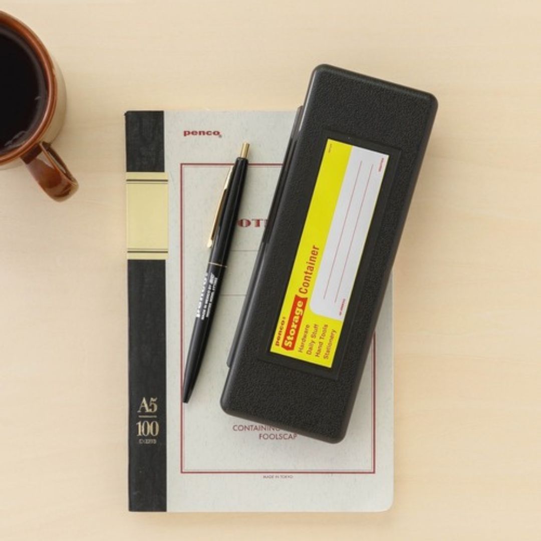 Penco Storage Container - Pen Case - Black - Penco