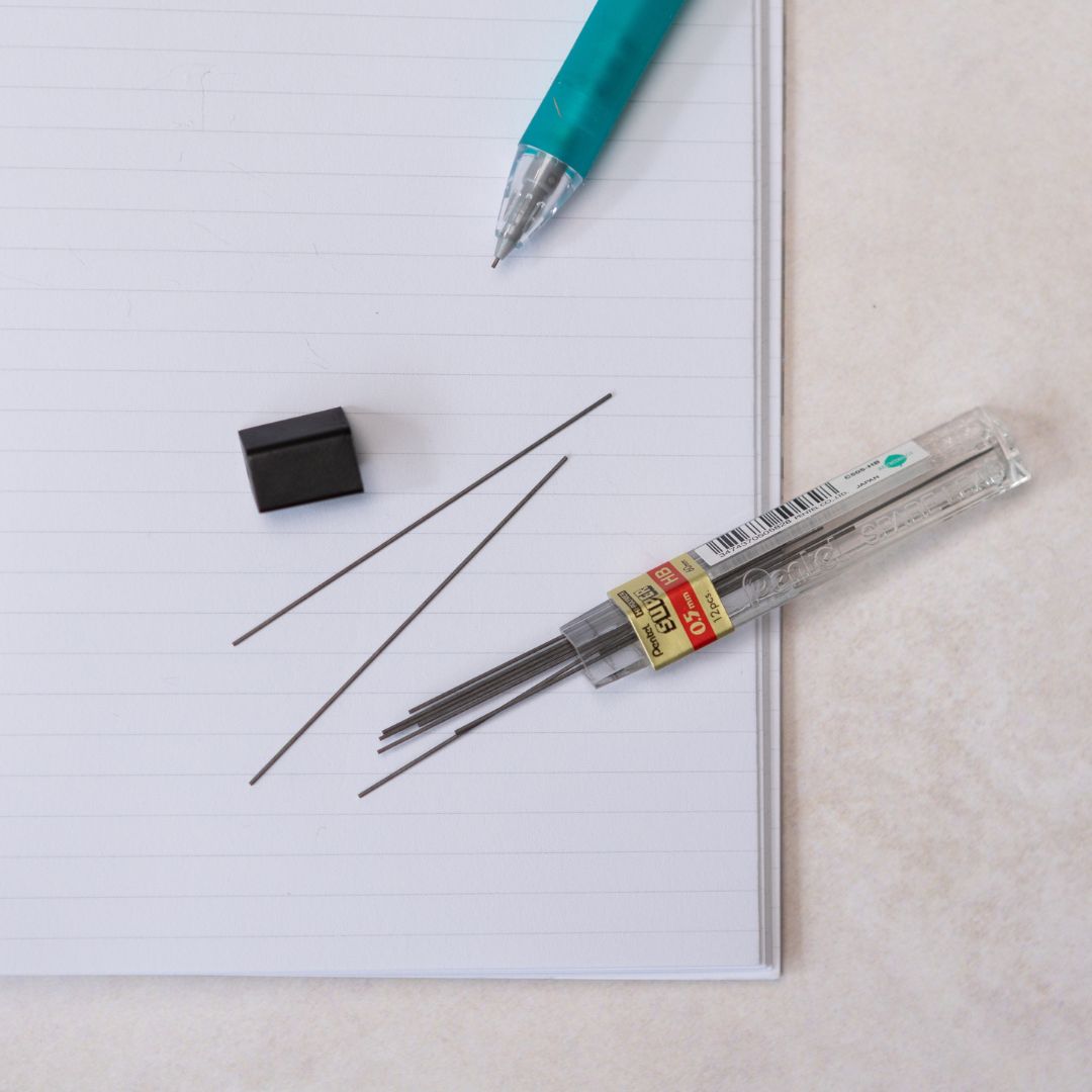 Pentel Super Hi-Polymer Lead 0.5mm HB-Refills-Pentel-