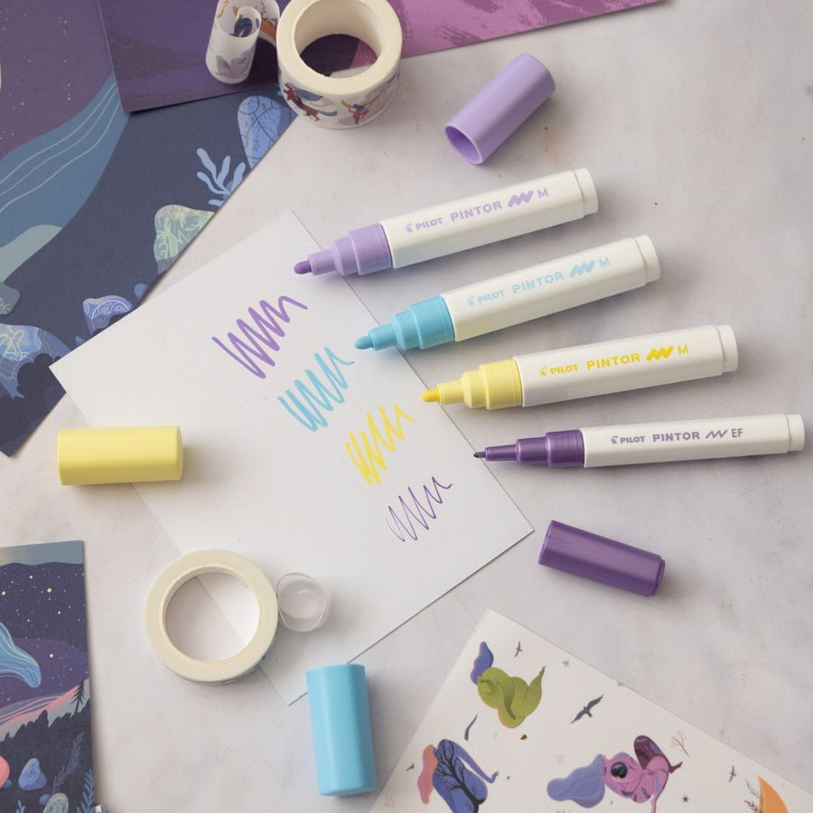 Pilot Pintor Paint Markers Medium Pastel - Pilot