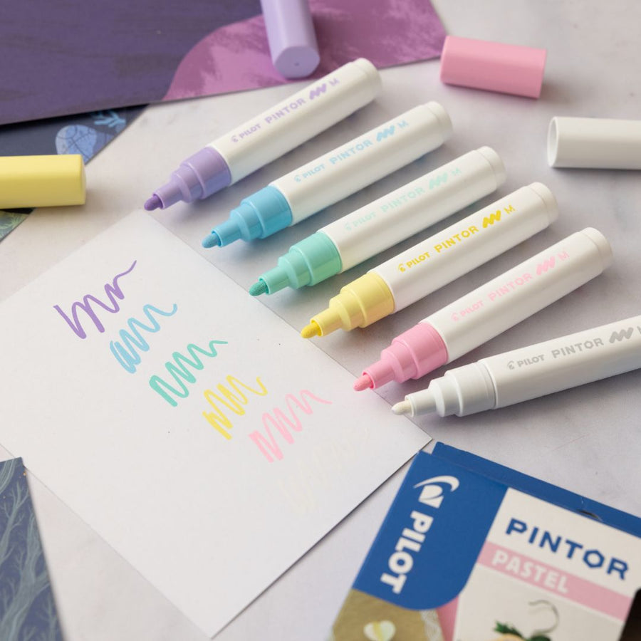 Pilot Pintor Paint Markers Medium Pastel - Pilot