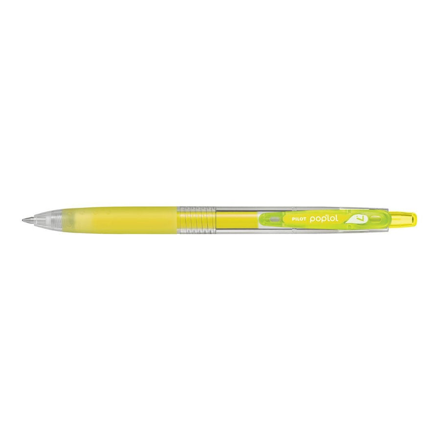Pilot Pop'Lol Neon Rollerball Pens - Neon Yellow - Pilot