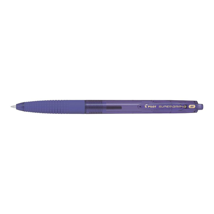 Pilot Super Grip G Neon Retractable Ballpoint Pens - Violet - Pilot