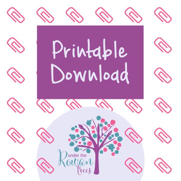 Printable Gift Certificate-Digital Downloads-Under the Rowan Trees-
