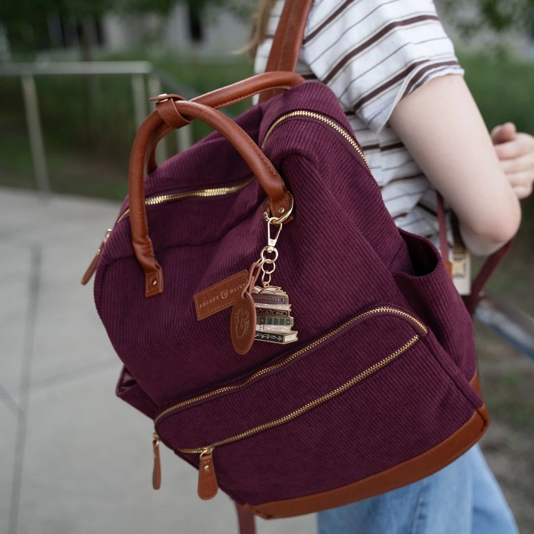 Quiet Corners Backpack Maroon - Archer & Olive