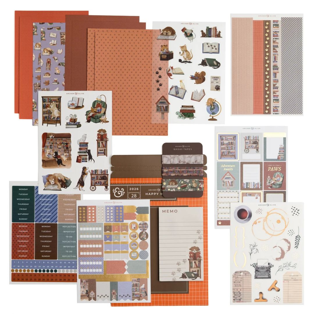 Reading with Friends Journal Kit April 2026 - Archer & Olive - Archer & Olive