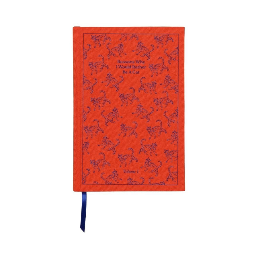 Bookcloth Lined Journal-Notebooks-Designworks Collective-Reasons Why I Would Rather Be A Cat