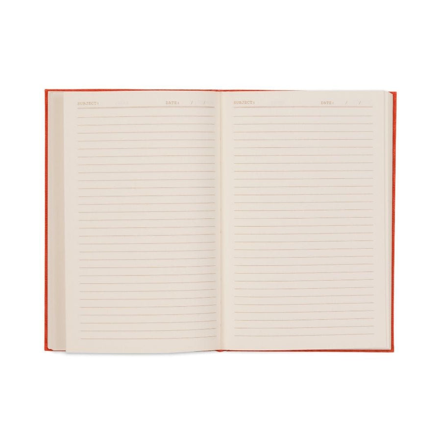 Bookcloth Lined Journal-Notebooks-Designworks Collective-The Very Tired Woman