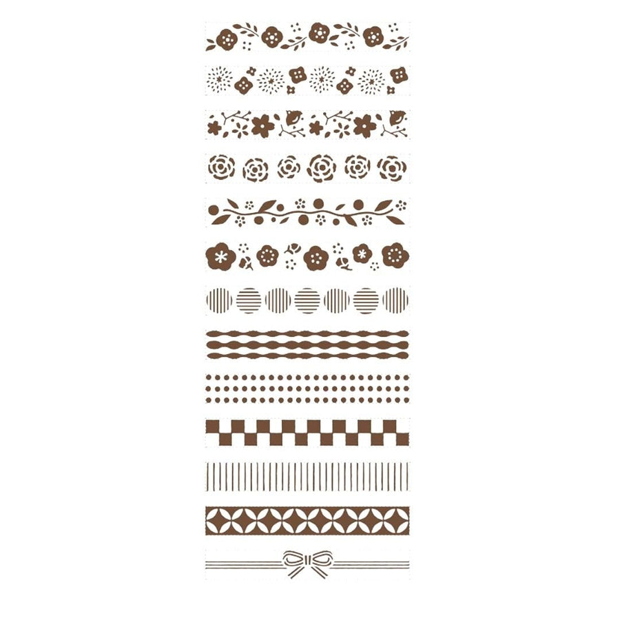 Rotating Stamp Japanese Patterns (13 designs) - Shachihata