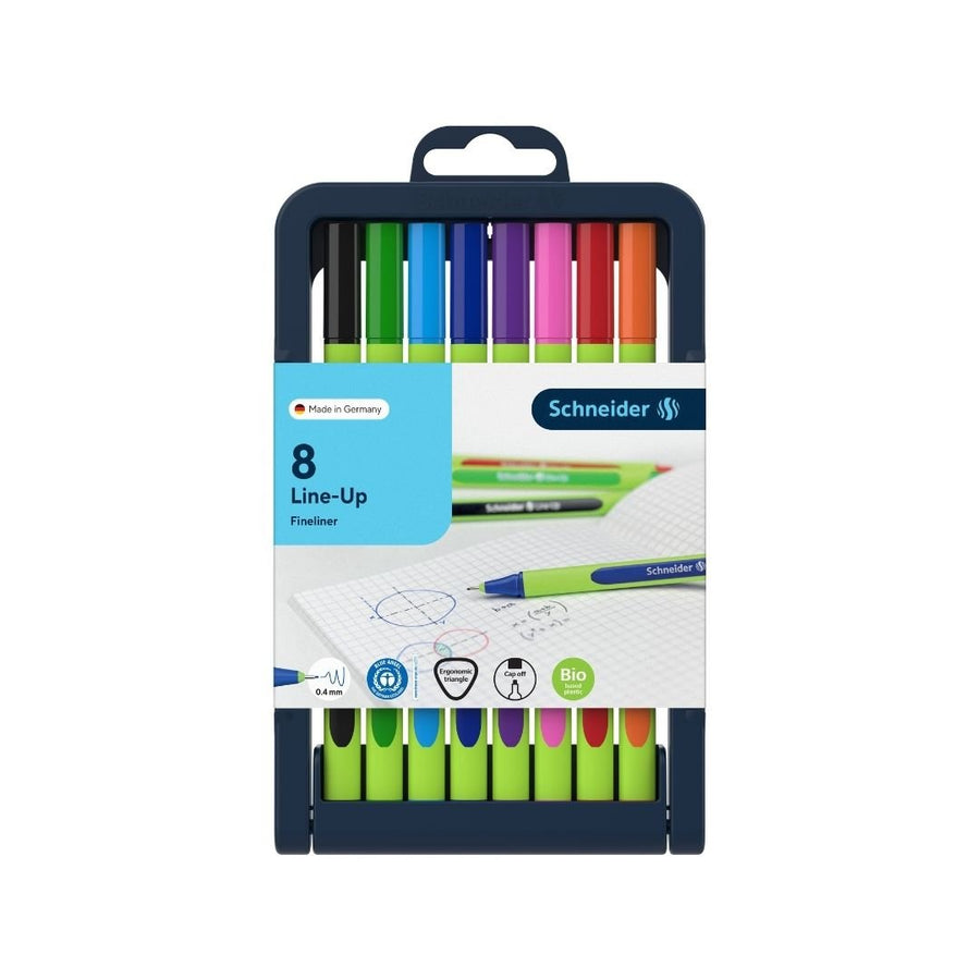 Schneider Line-Up Fineliners x8 - Schneider