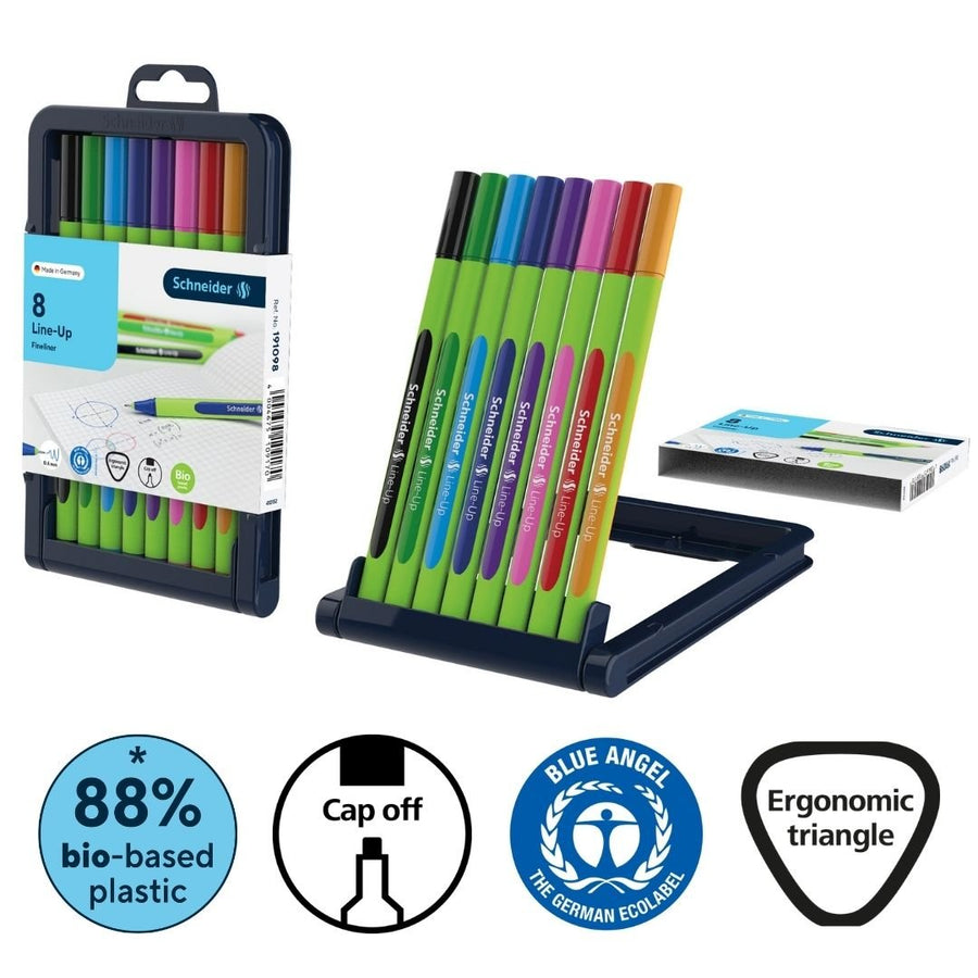 Schneider Line-Up Fineliners x8 - Schneider