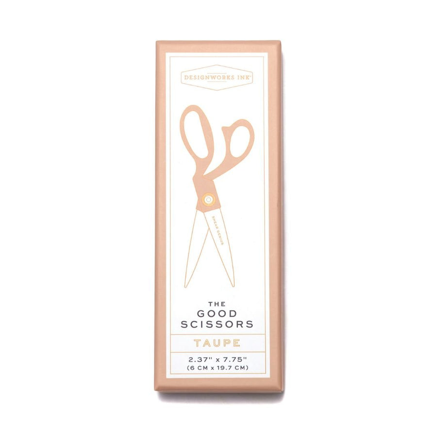 Scissors Taupe - Shear Genius - Designworks Collective - Under the Rowan Trees