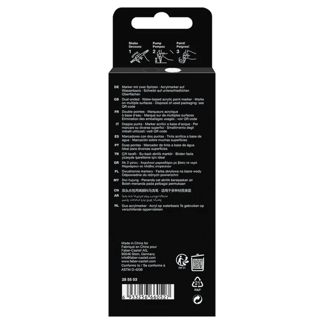 Shake & Paint Acrylic Markers Black and White - 