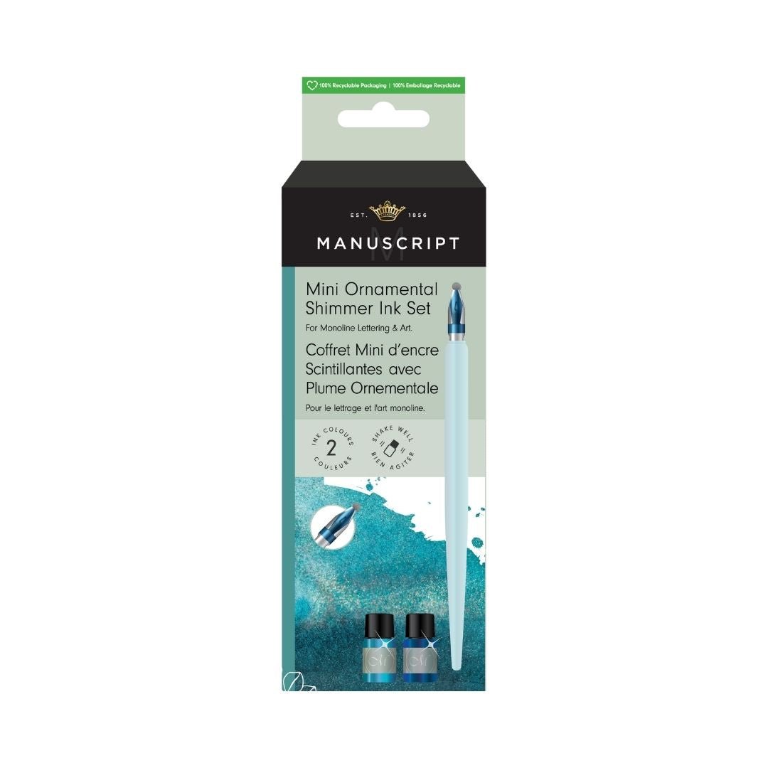 Shimmer Ink Ornamental Set - Manuscript Pen Co - Manuscript