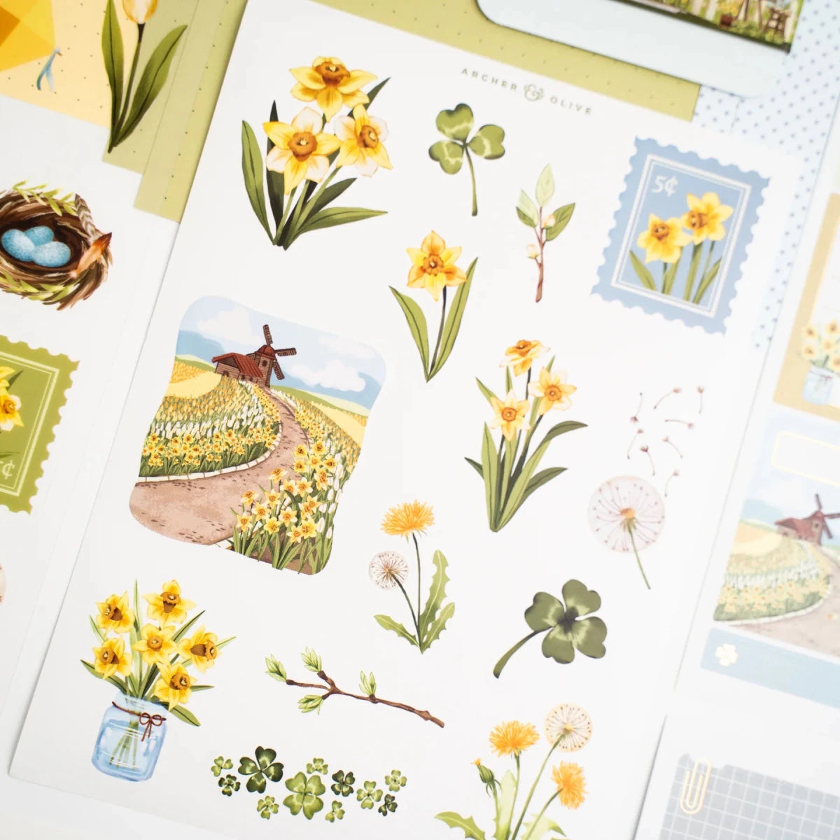 Signs of Spring Monthly Planner Kit Archer & Olive - Archer & Olive