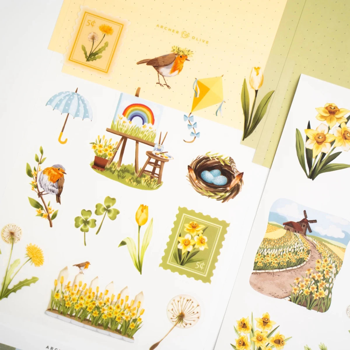 Signs of Spring Monthly Planner Kit Archer & Olive - Archer & Olive