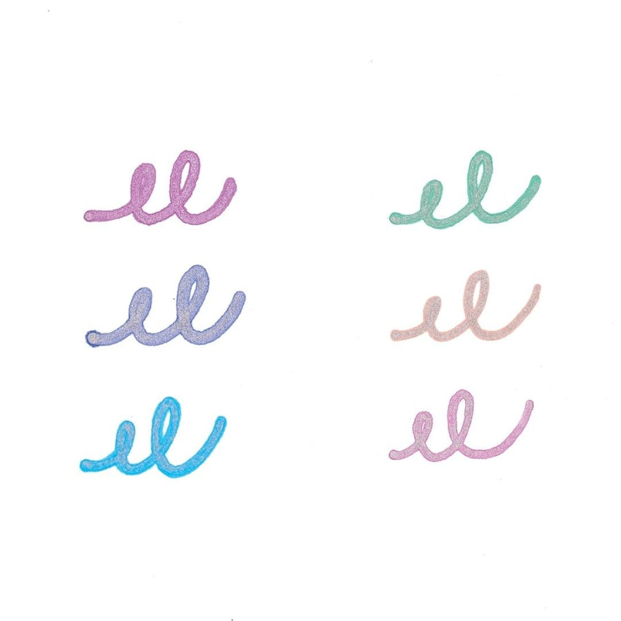 Silver Linings Outline Markers - Set of 6 - Ooly
