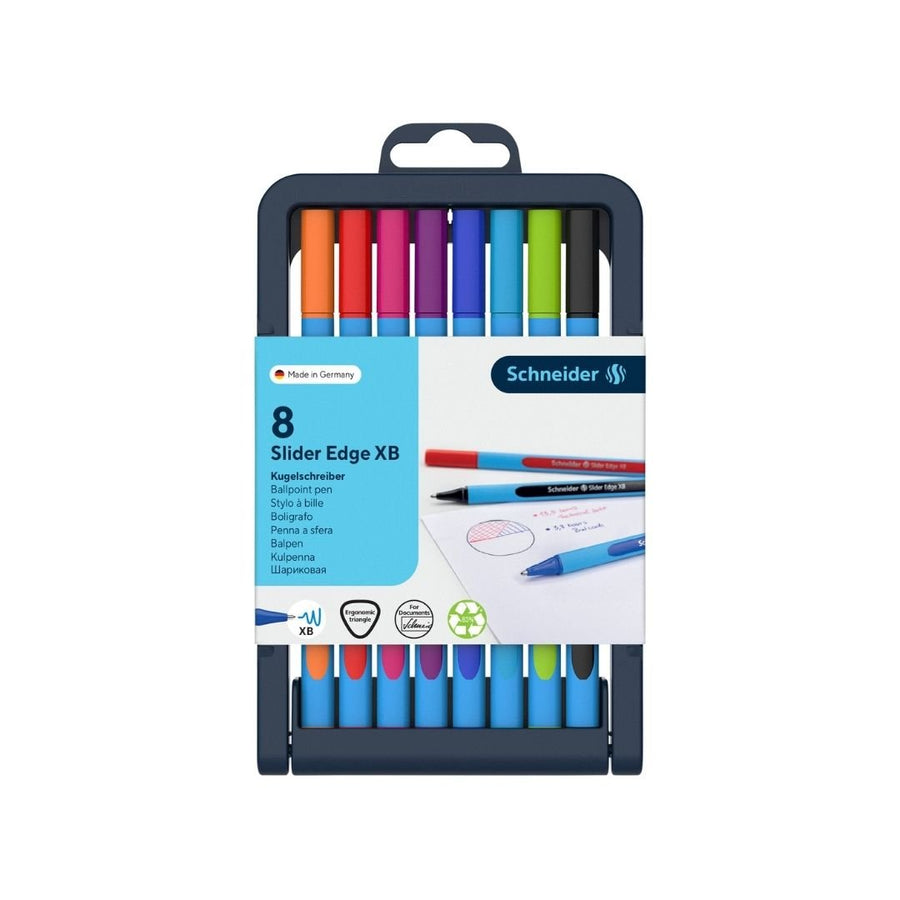 Slider Edge XB Ballpoint Pens Set of 8 - Schneider