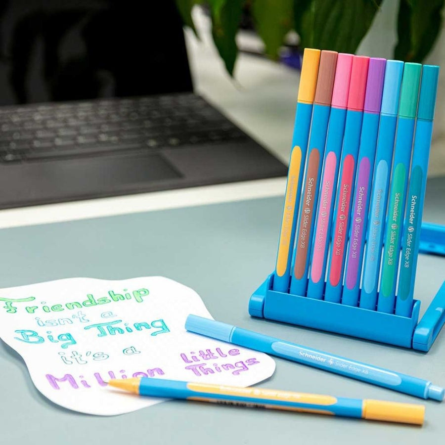 Slider Edge XB Pastel Ballpoint Pens Set of 8 - Schneider
