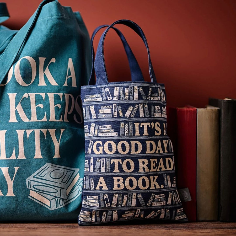 Small Tote Bag - It's A Good Day to Read A Book - Half Moon Bay