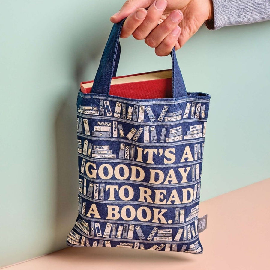 Small Tote Bag - It's A Good Day to Read A Book - Half Moon Bay