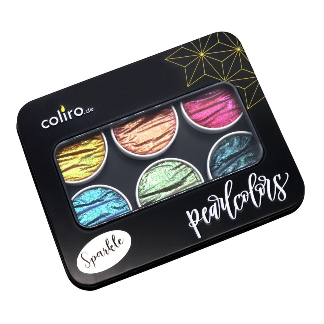 Sparkle Coliro Pearlcolors Set of Six Artist Paints - Coliro