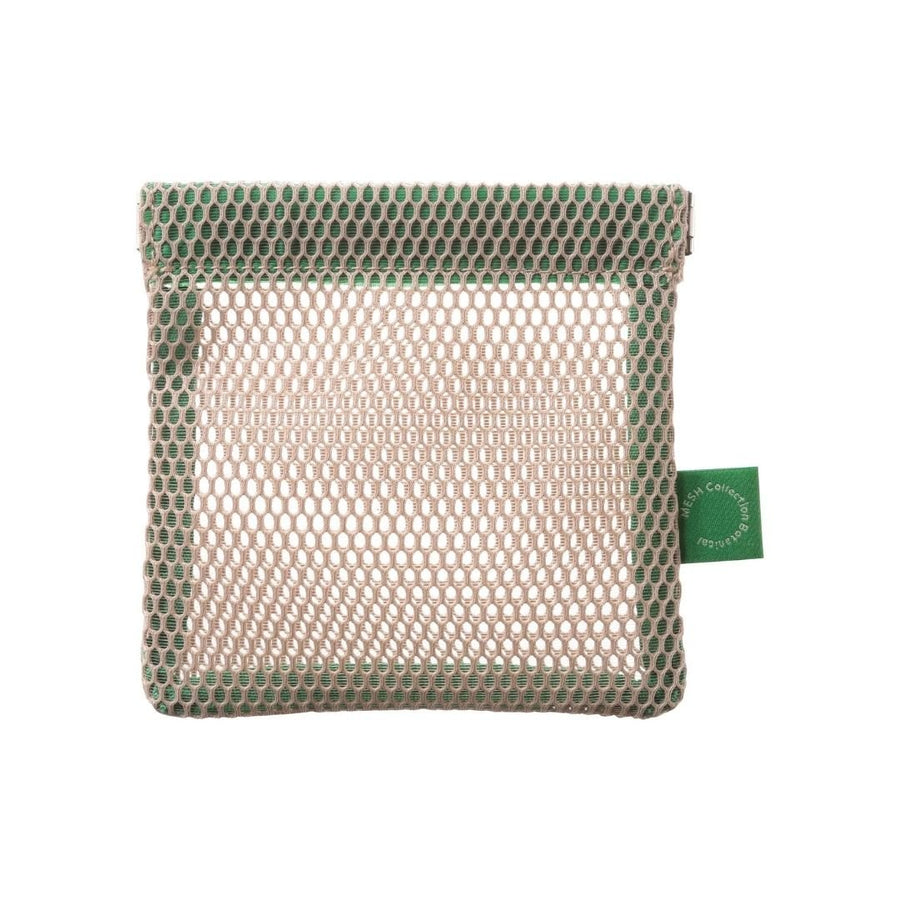 Spring Frame Mesh Pouch - Sand Beige - Mark's Inc.
