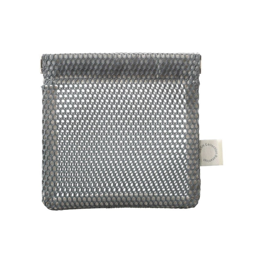 Spring Frame Mesh Pouch - Stone Grey - Mark's Inc.