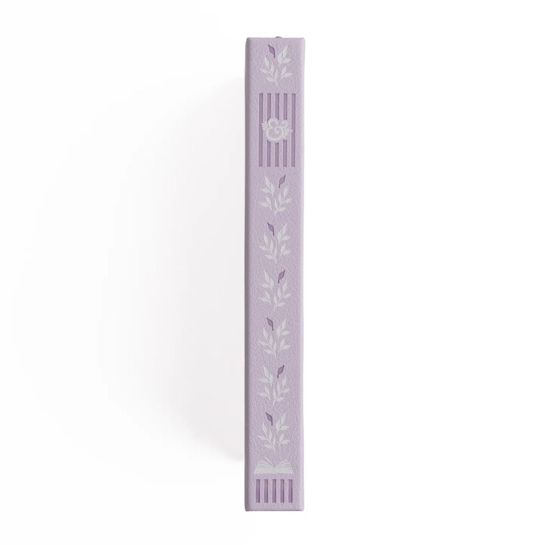 Square Reading Journal Vintage Library in Lilac Archer & Olive - Archer & Olive