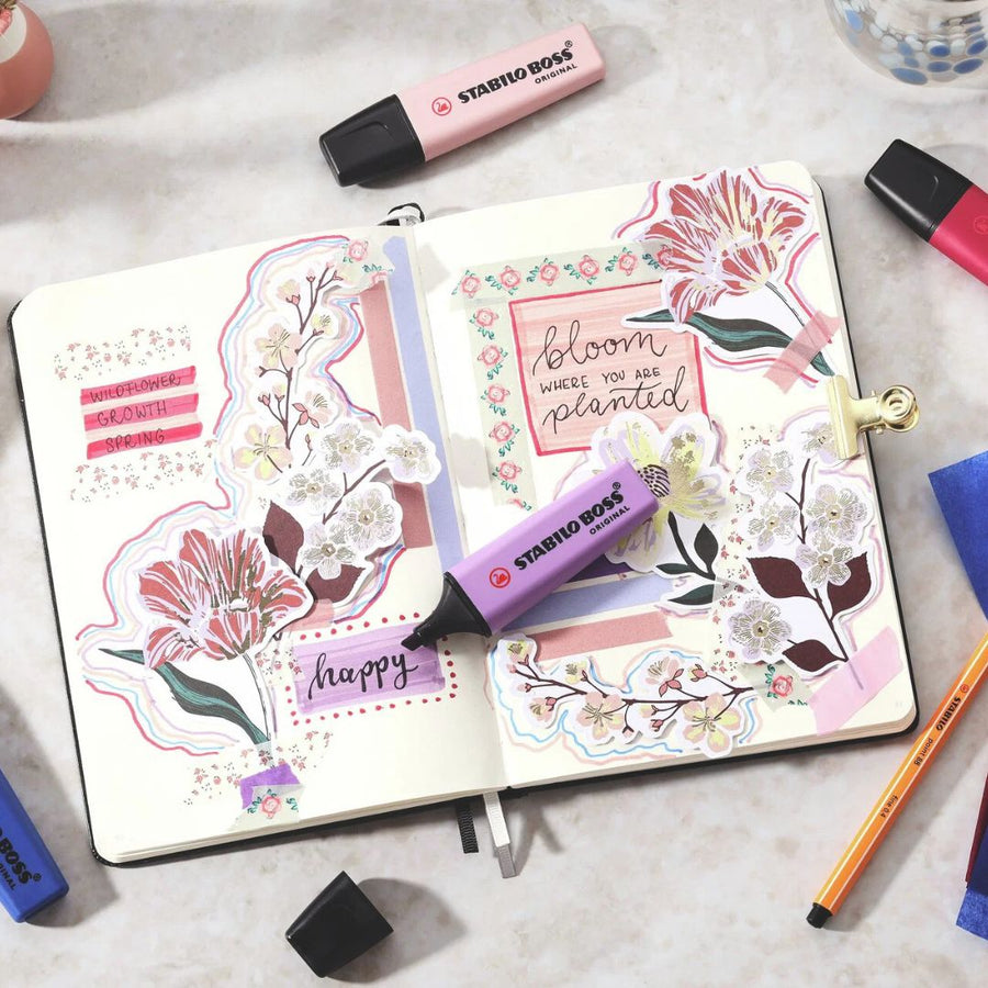 STABILO Boss Original Wildflower Colours Set of 4 - Stabilo