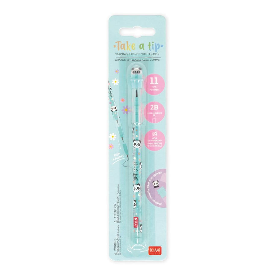 Stackable Pencils Kitty, Panda & Monster - Legami Milano - Panda